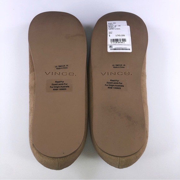 Vince Gibson New Camel Suede Slip On Loafers Size 7M main image 5